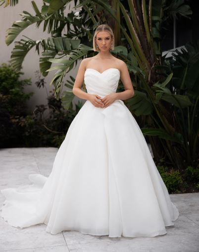 Good example: Dress is visible clearly 